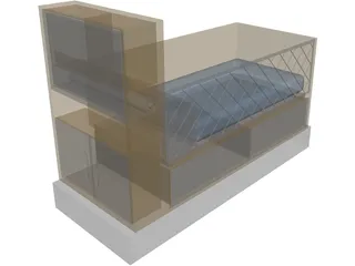 Baby Bed 3D Model