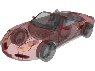 Porsche Boxster (1997) 3D Model