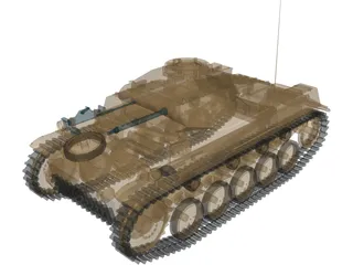 Panzer II 3D Model