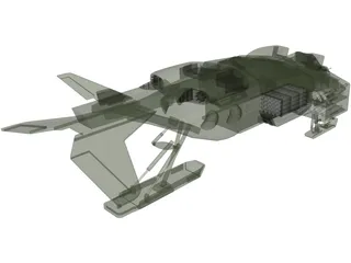 UD 1L Drop Ship 3D Model