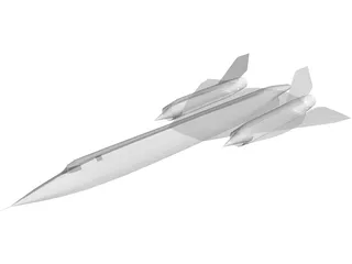 Lockheed SR-71 Blackbird 3D Model