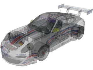 Porsche 911 GT3 RSR 3D Model