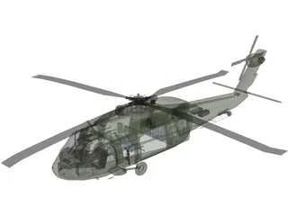 Sikorsky UH-60 Black Hawk 3D Model