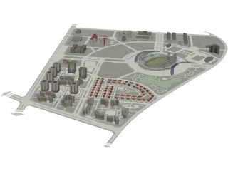 Be boi co mai 3D Model