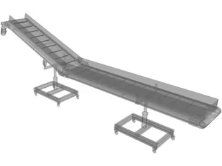 Conveyor Belt 3D Model