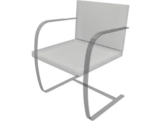 Chair Brno Modern 3D Model
