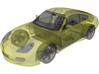 Porsche 911 Carrera 4S (2002) 3D Model