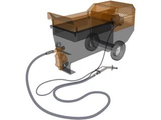 Turbosol Water Pump 3D Model