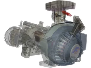 Modellsport Solo Engine 3D Model