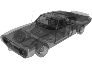 Pontiac GTO (1968) 3D Model