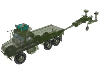 MTVR with LW155 3D Model