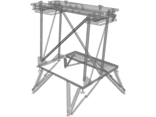 Black and Decker Workbench 3D Model