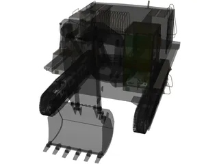Excavator 3D Model