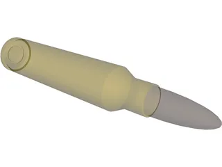 Bullet 5.56 45mm NATO 3D Model