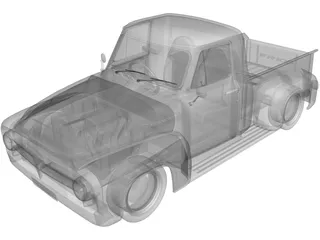 Ford F-100 (1955) 3D Model