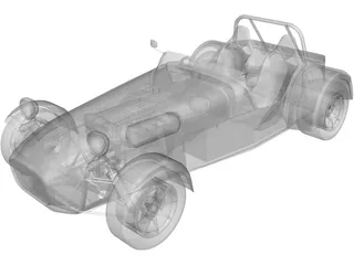 Caterham R500 3D Model