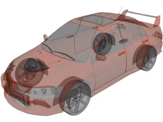 Mitsubishi Lancer Evolution VIII (2003) 3D Model
