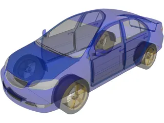 Toyota Vios 3D Model