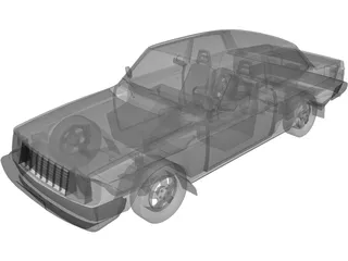 Volvo 242 Turbo (1976) 3D Model