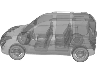 Fiat Doblo (2010) 3D Model