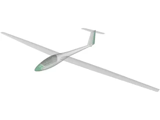 LAK-11 Nida Glider 3D Model