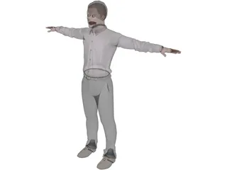 Business Man 3D Model