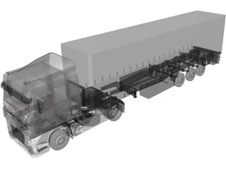 DAF XF 3D Model
