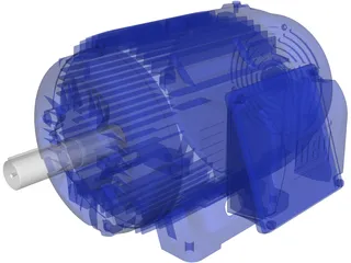 Weg Electric Motor 3D Model