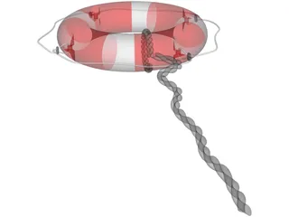 Life Buoy 3D Model