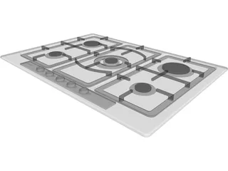 Siemens Gas Stove 3D Model