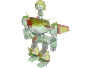 Keroro Robo Mk-II 3D Model