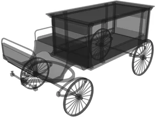 Horsedrawn Hearse 3D Model