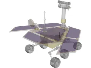 NASA Mars Rover 3D Model