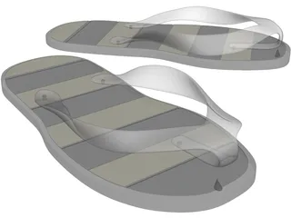 Slippers 3D Model