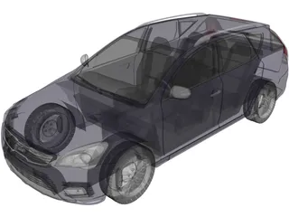 Kia Ceed SW (2013) 3D Model