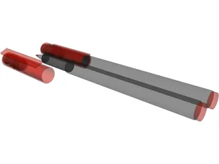 Permanent Marker 3D Model