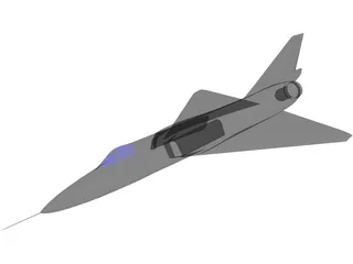F-102 3D Model