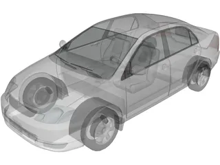 Toyota Corolla (2000) 3D Model