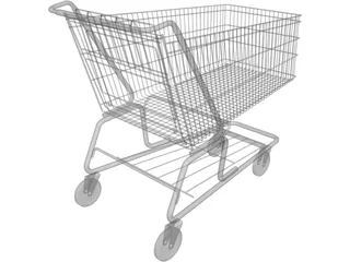 Shopping Cart 3D Model