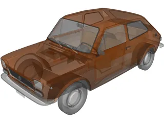 Fiat 127 (1971) 3D Model