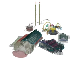 Amusement Park 3D Model