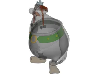 Obelix 3D Model